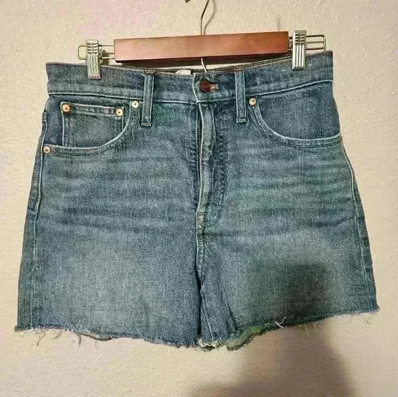 MADEWELL HIGH RISE DENIM SHORTS - Picture 2 of 6